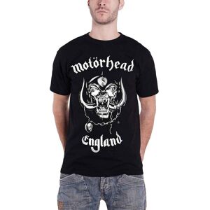 Motorhead Unisex T-shirt med England-rygprint til voksne