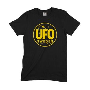 UFO SWEDEN - T-SHIRT, LOGO (SVART)