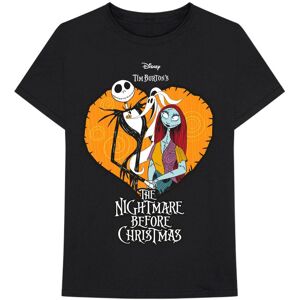 Nightmare Before Christmas Unisex T-shirt i bomuld med hjerte for voksne