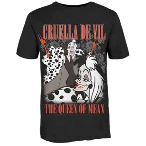 101 Dalmatians Unisex T-shirt til voksne med hyldest til Cruella De Vil