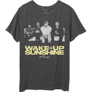 All Time Low Unisex voksen Vågn op solskin falmet T-shirt