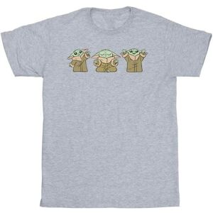 Star Wars Mens The Mandalorian Grogu Poses T-Shirt