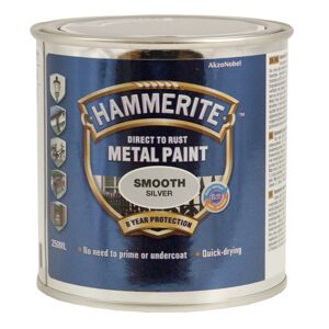 Borup Kemi A/S Hammerite Glat-effekt Sølv - 250ml