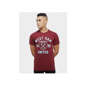 Official Team West Ham United Club Crest T-Shirt Herre, Claret