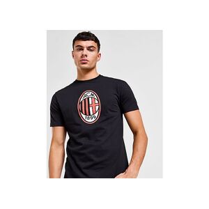Official Team AC Milan Crest T-Shirt, Black
