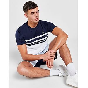 Lacoste Colour Block Tape T-Shirt Herre, Navy