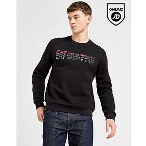 Emporio Armani EA7 Fade Logo Crew Sweatshirt, Black