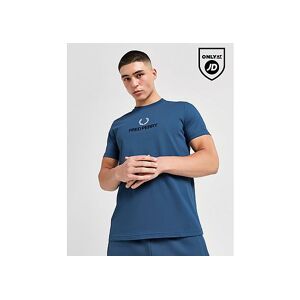 Fred Perry Global Stack Logo T-Shirt Herre, Blue
