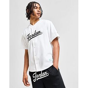 Jordan Flight MVP Baseball Shirt, White/Black