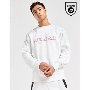 Nike Air Max Crew Sweatshirt, WHITE