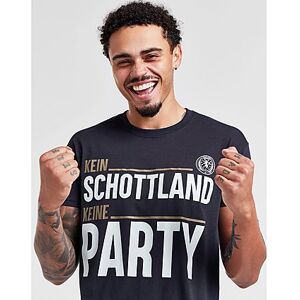 Official Team Scotland 'Kein Schottland, Keine Party' T-Shirt, Navy