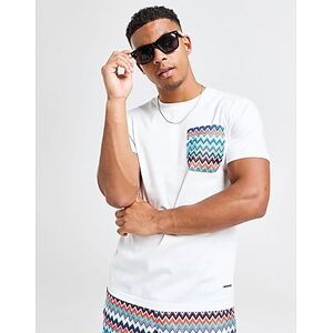 Belier Zag Pocket T-Shirt, White