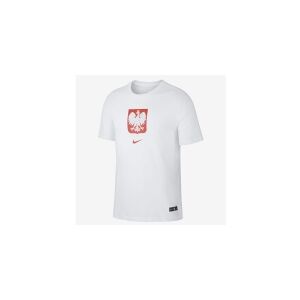 T-shirt Nike Polska TEE Evergreen Crest hvid CU9191 100