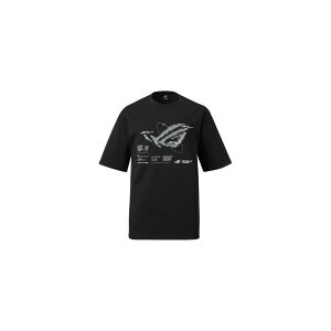 ASUS ROG PixelVerse, T-shirt, Voksen, Unisex, Sort, L, SML