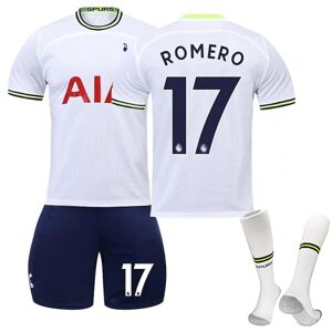 2223 New Tottenham Fodboldtrøje Fodboldtrøje Træningsdragt SON 7 Kids 26(140150CM) vY ROMERO 17 Kids 16(90100CM)