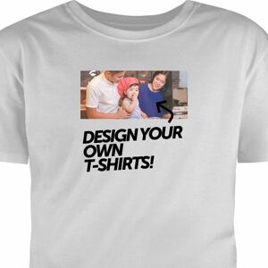 Design dit eget T-Shirt Lille Grå