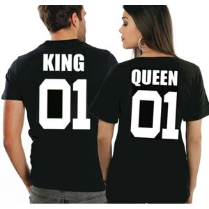 Highstreet King t-shirt eller Queen t-shirt 01 print Medium - King