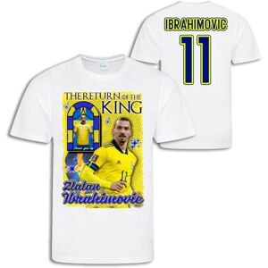 Highstreet Zlatan Ibrahimovic t-shirt med Return of the king print White Small