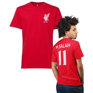 Highstreet Rød t-shirt i Liverpool-stil med Salah 11 på ryggen S