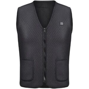 Tech of sweden Vest med varmelegemer Opvarmningsvest størrelse XL Black XL