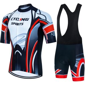 CYKLOPEDIA Sportssæt Herre cykeltøj 2023 Cykel Bib Bluse Cykeltøj Mand Sommerbukser Gel Shorts Mtb Tricuta Teams Pic color Asian size - 3XL