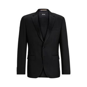 Boss Slim-fit tuxedo jacket in virgin-wool serge