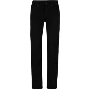 Boss Regular-fit jeans in black-black Italian denim