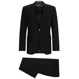 Boss Regular-fit suit in a stretch-virgin-wool blend