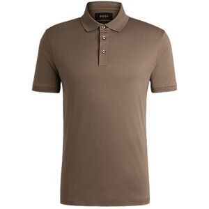 Boss Regular-fit polo shirt in mercerised Italian cotton