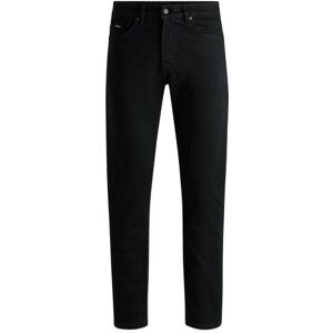 Boss Regular-fit jeans in stay-black comfort-stretch denim