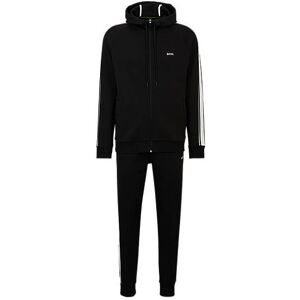 Boss Regular-fit tracksuit with logos and piping