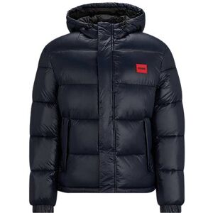 HUGO Water-repellent slim-fit puffer jacket with logo badge