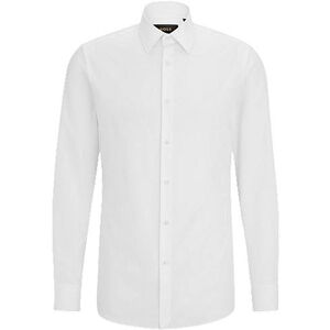 Boss Slim-fit shirt in Italian-made cotton poplin