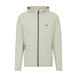 Boss Zip-up hoodie with decorative reflective details