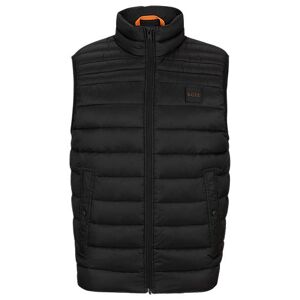 Boss Water-repellent slim-fit gilet with logo patch