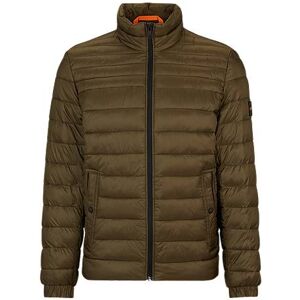 Boss Water-repellent padded jacket with logo badge