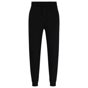 HUGO Cotton-terry tracksuit bottoms with logo detail