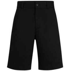 HUGO Regular-fit shorts with slim leg and buttoned pockets