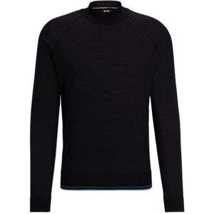 Boss Mock-neck sweater in a wool blend