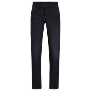 Boss Slim-fit jeans in Italian super-soft black denim