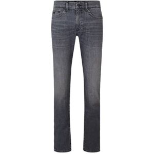 Boss Slim-fit jeans in black Italian cashmere-touch denim