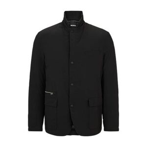 Boss Crease-resistant slim-fit jacket in water-repellent fabric