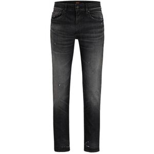 Boss Slim-fit jeans in black stretch denim