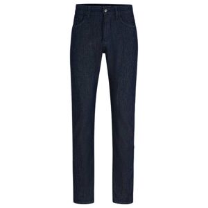 Boss Slim-fit jeans in blue mechanical-stretch denim