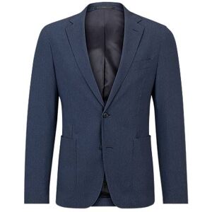 Boss Slim-fit jacket in micro-patterned performance-stretch jersey