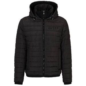 Boss Water-repellent padded jacket with tonal logo