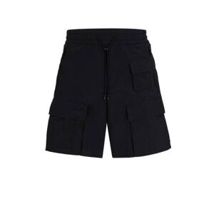 HUGO Cargo shorts in water-repellent canvas with phone pocket