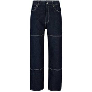 HUGO Carpenter-style baggy-fit jeans in rinse-wash denim