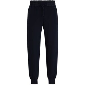 Boss Cotton-blend tracksuit bottoms with mesh trims