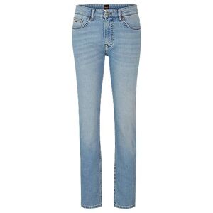 Boss Slim-fit jeans in bright-blue comfort-stretch denim